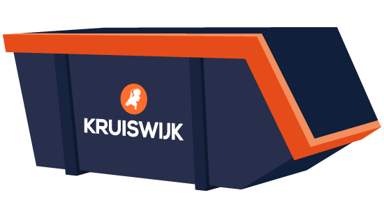 10m3 bouw- en sloopafval container